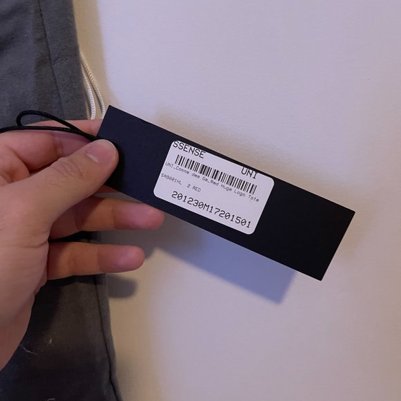 Comme des Garçons Red Huge Logo Tote - Picture 5 of 6